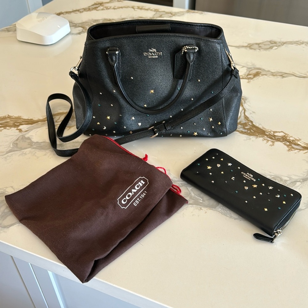 Coach Margot Bag and Wallet with dust bag.